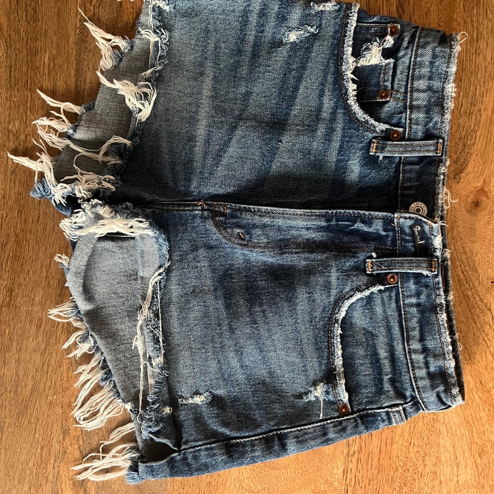 Abercrombie and fitch curve love mom shorts size 26